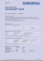 Material data sheet: HOVADUR® K240 thumbnail