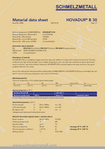 Material data sheet: HOVADUR® B30 thumbnail