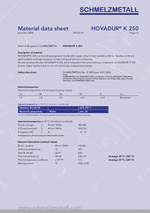 Material data sheet: HOVADUR® K250 thumbnail