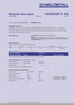Material data sheet: HOVADUR® K350 thumbnail