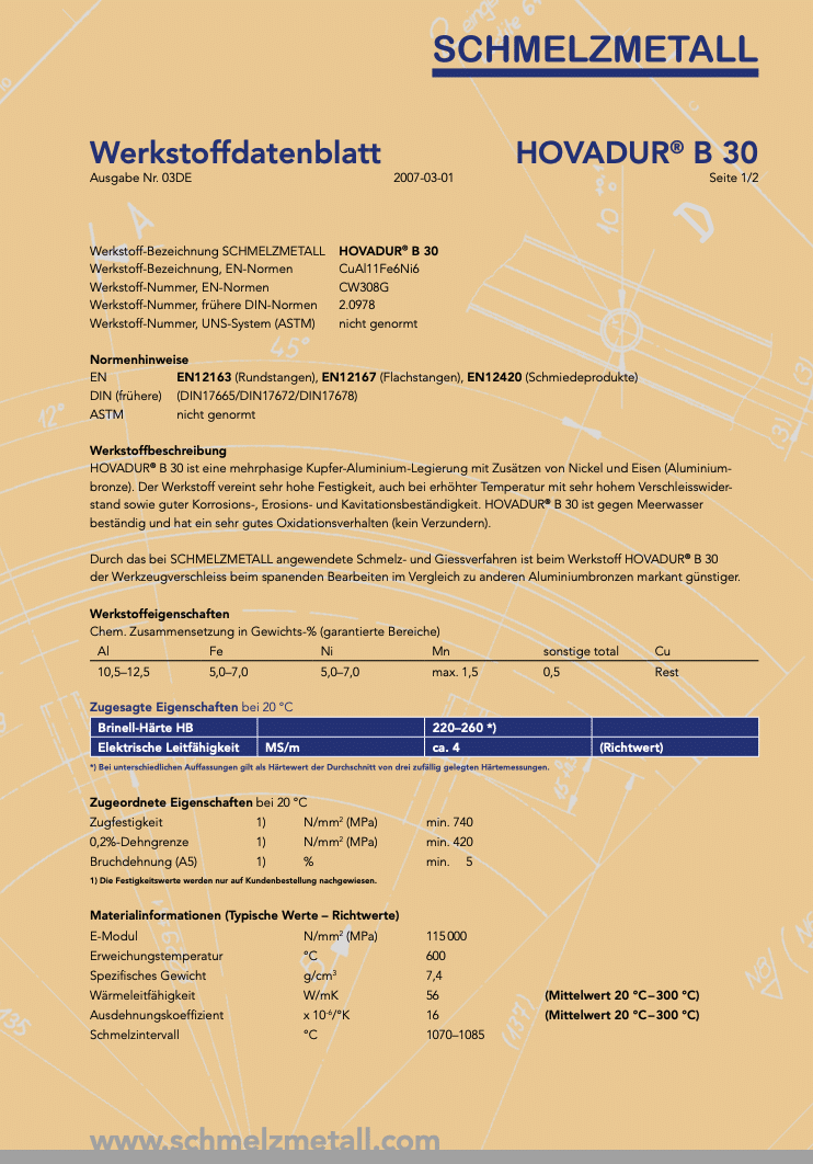 Werkstoffdatenblatt: HOVADUR® B30 thumbnail
